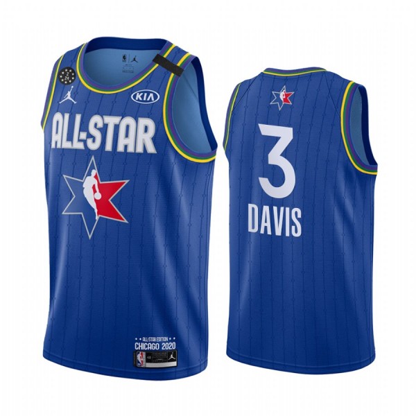 NBA Los Angeles Lakers Trikot Anthony Davis 3 2020 All-Star Jordan Brand Blau Swingman - Herren NBA Los Angeles Lakers Trikot Anthony Davis 3 2020 All-Star Jordan Brand Blau Swingman - Herren